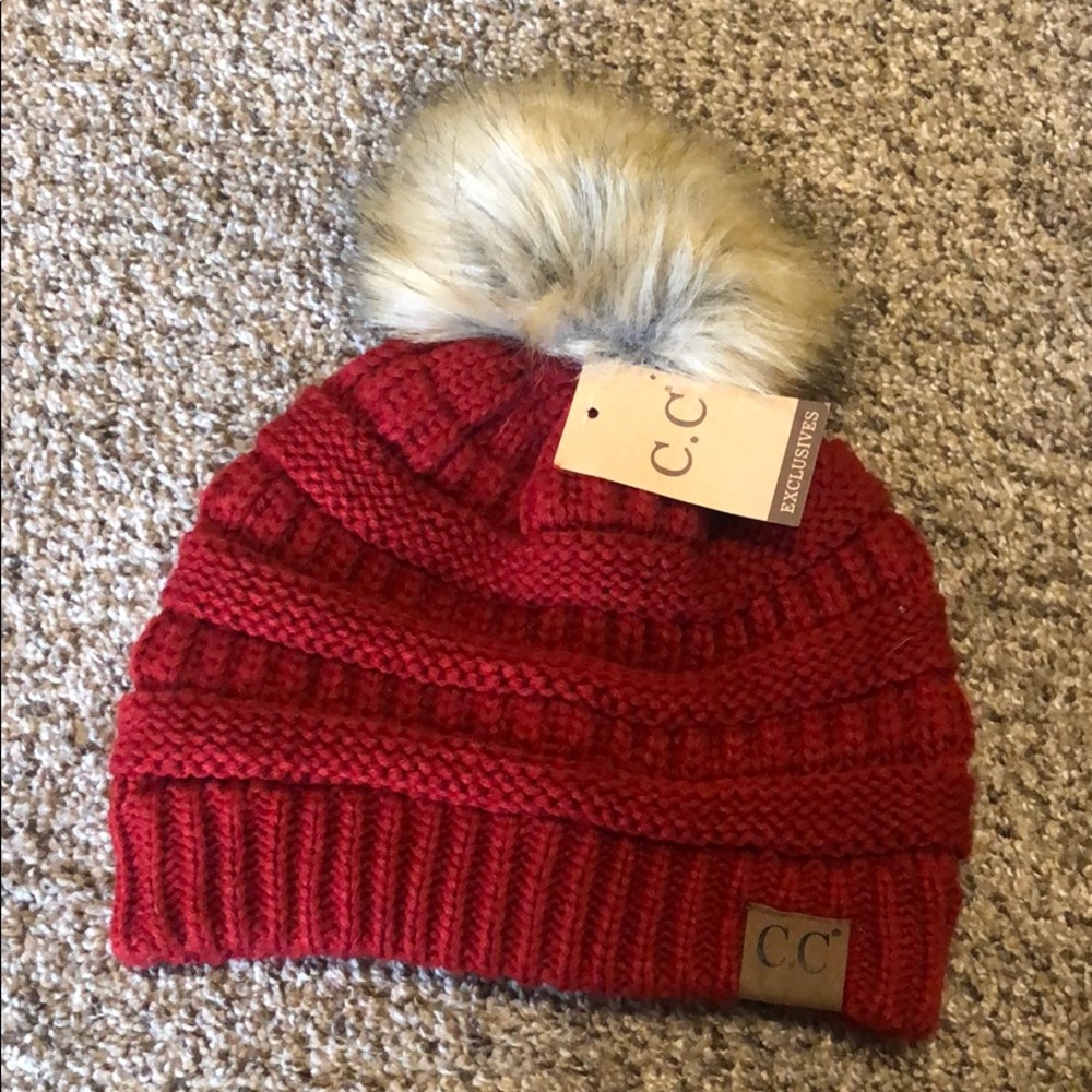 Red CC Beanie